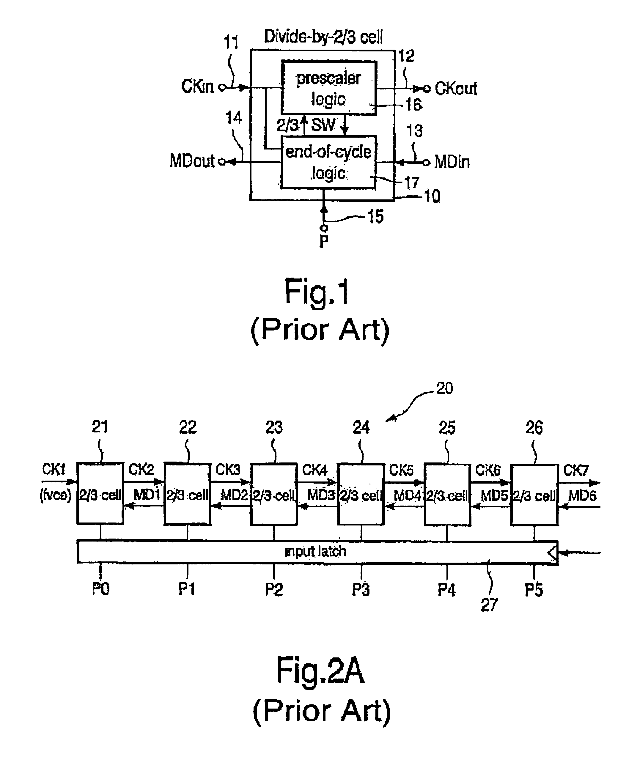 Frequency divider with reduced jitter and apparatus based thereon