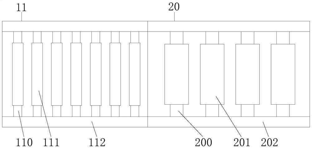 A waterless printing and dyeing production line based on uniform conveying and smooth dyeing degree