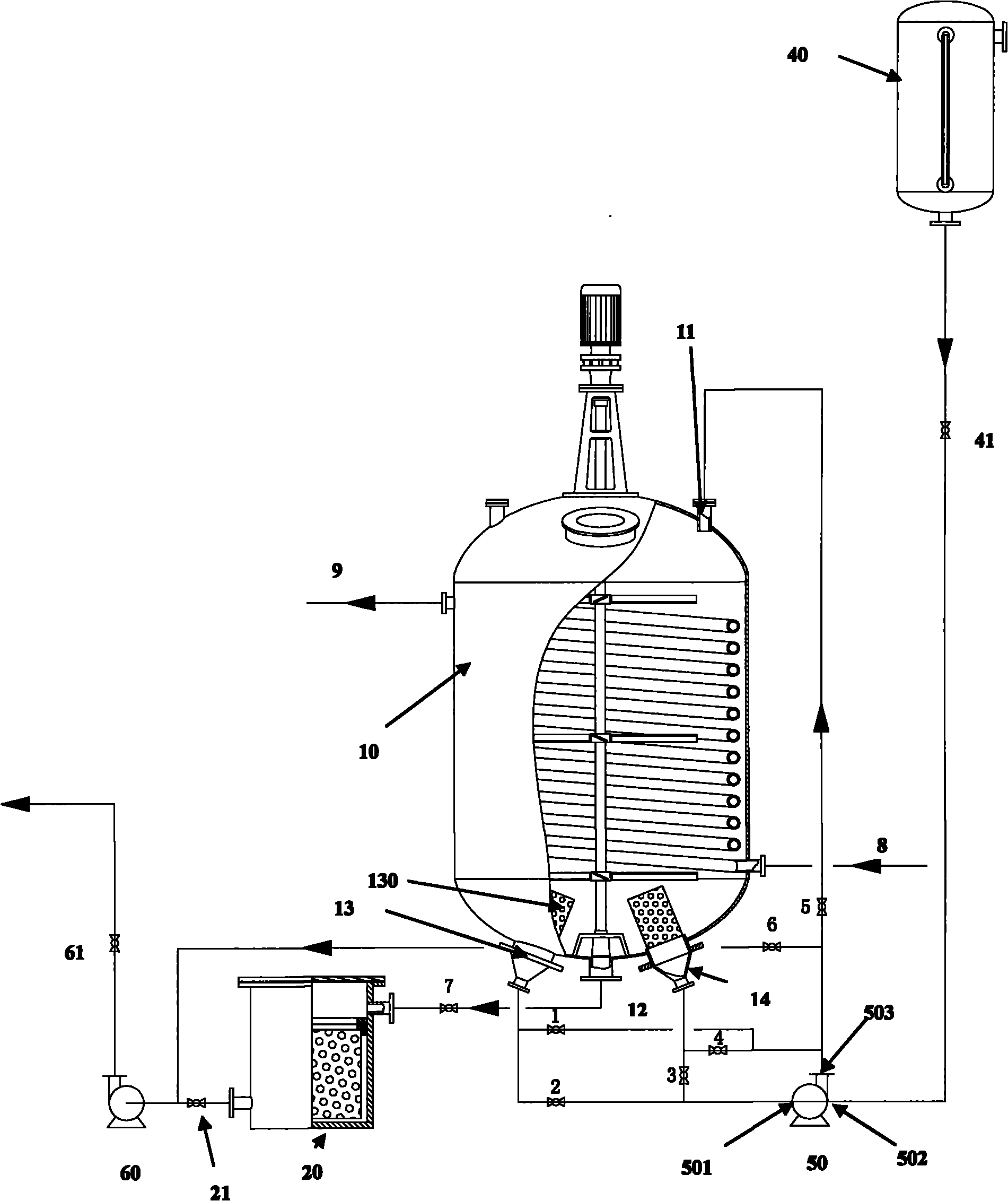 Reactor for producing biodiesel in presence of solid catalyst