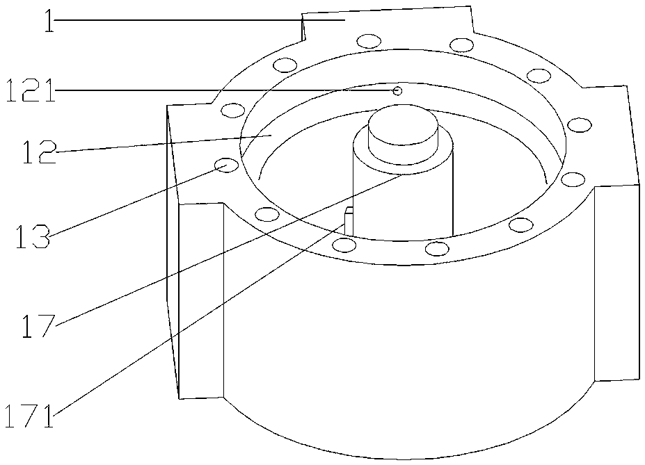 Volume high-pressure water pump with slide block structure