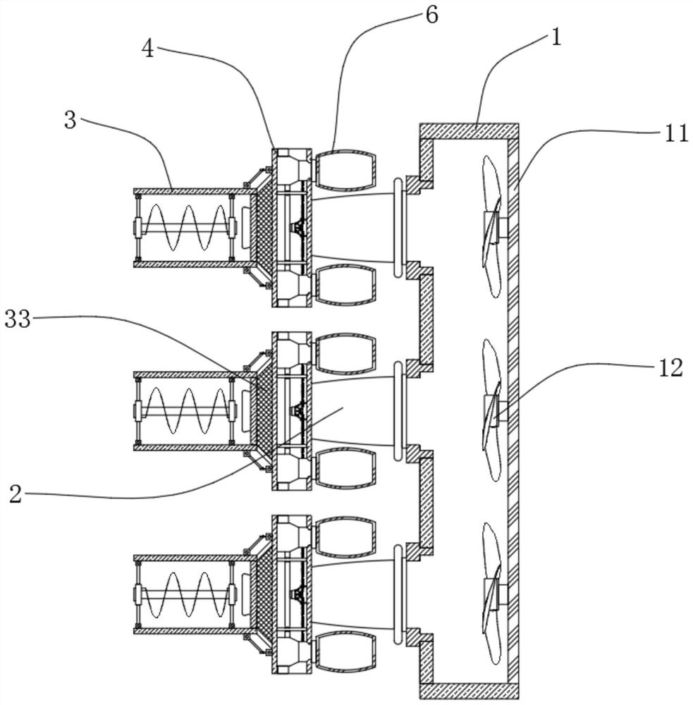 Computer radiator utilizing cyclone centrifugal separation