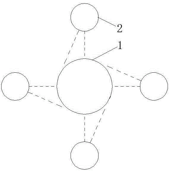 Solidifying method for bottom pouring type poured steel ingot