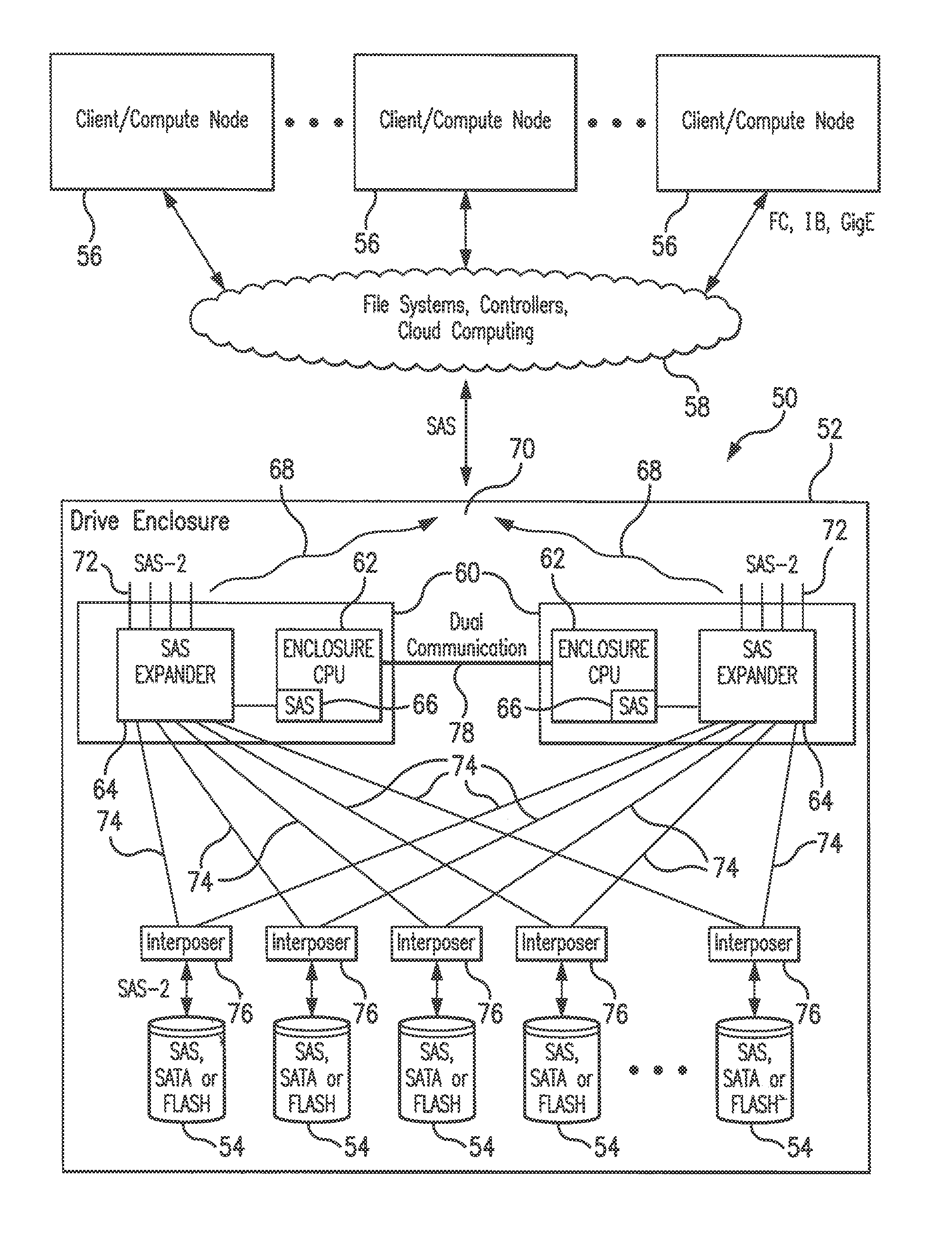 Data storage system and method for monitoring and controlling the power budget in a drive enclosure housing data storage devices