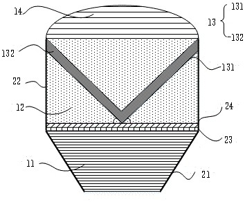 Light emitting diode, display panel, display device and preparation method