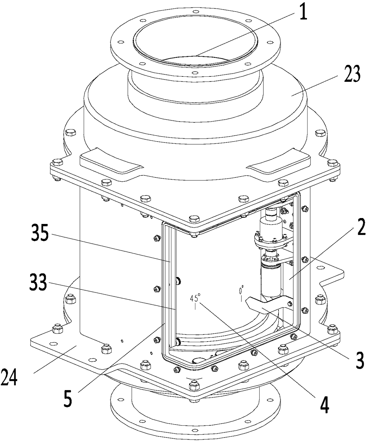 Circular polarizer with flexible and variable rotation and braking angles