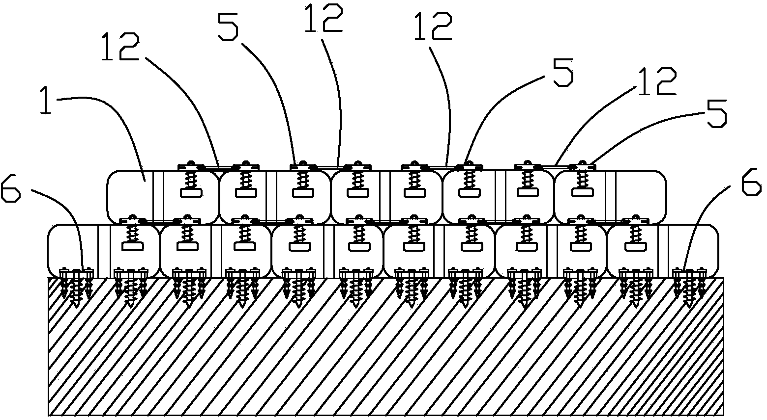 Vegetation type anchor rod ecological bag and slope protection method thereof
