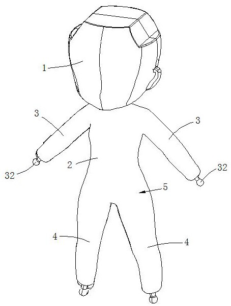 KM alloy super movable doll