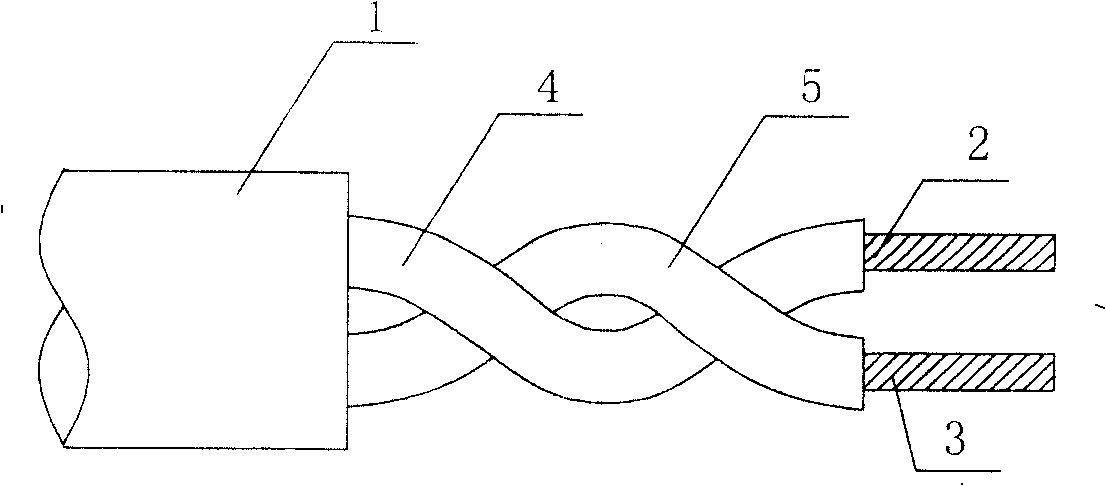 Linear temperature sensing element with window on insulating layer