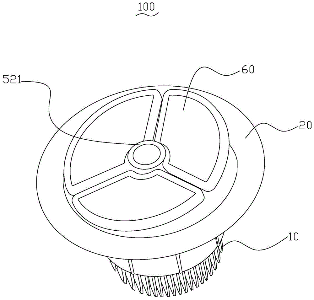 Lighting angle adjustable spotlight