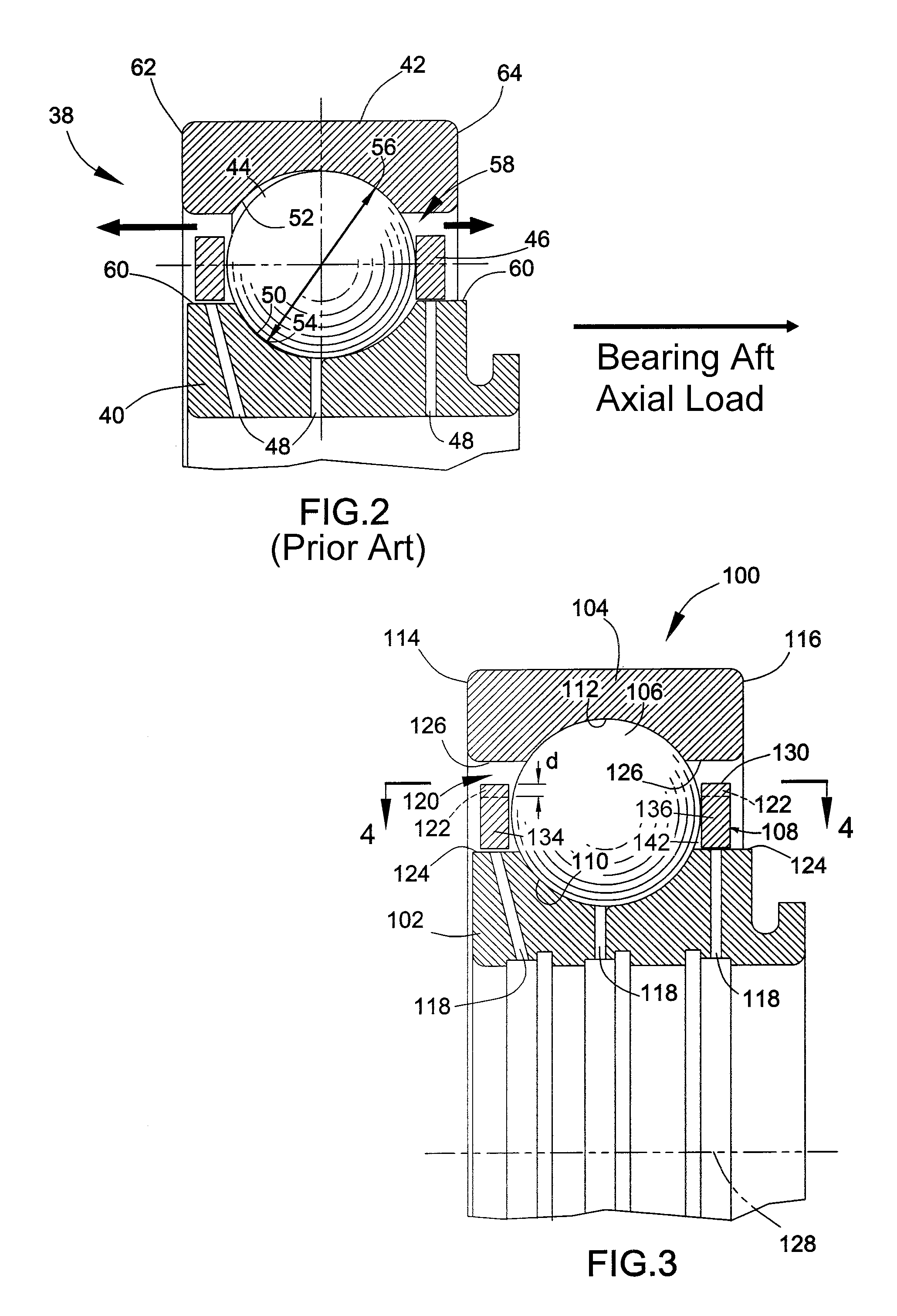 Dynamically-lubricated bearing and method of dynamically lubricating a bearing