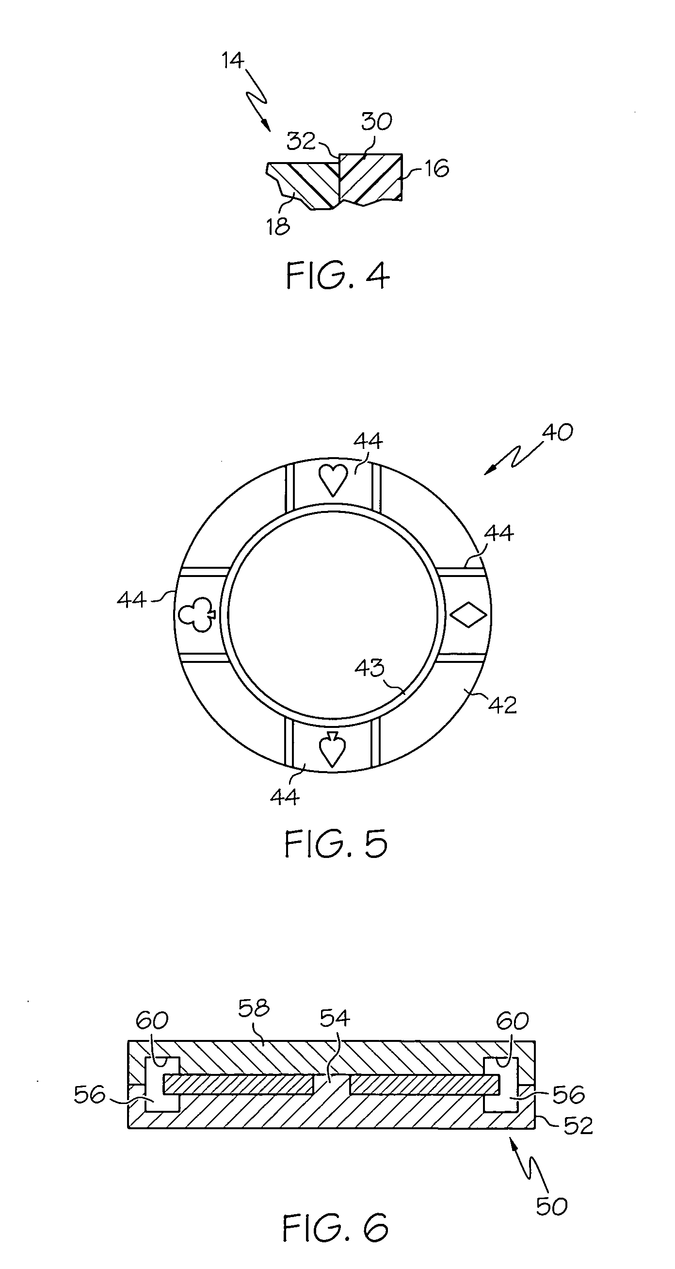 Gaming chip and method of manufacturing