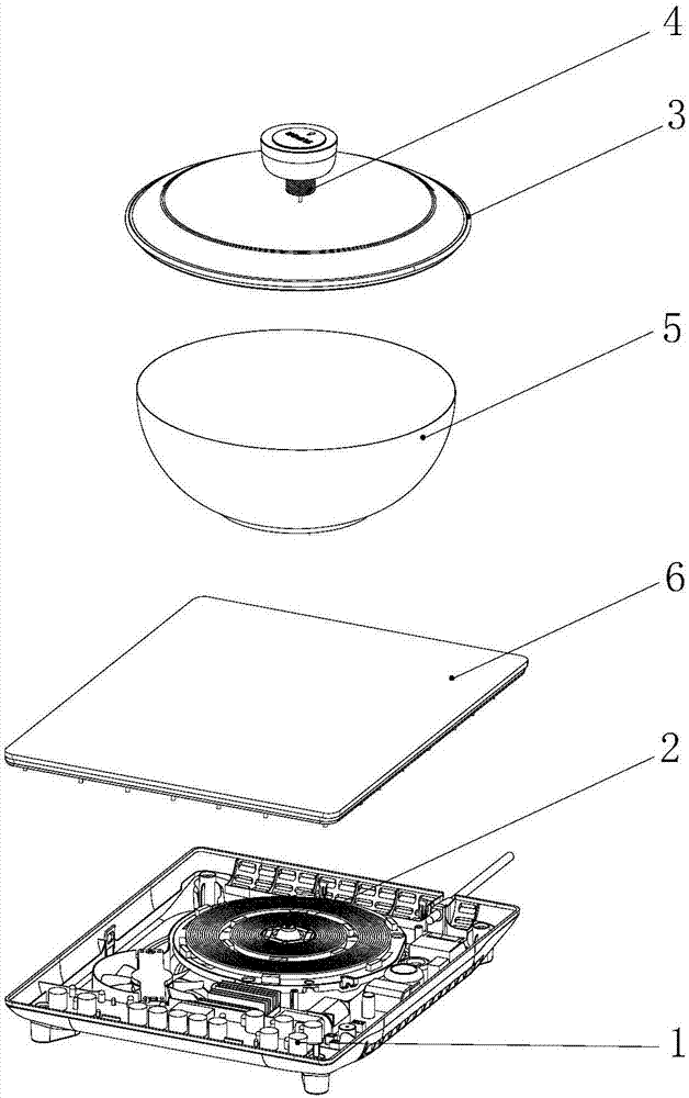 Control method for induction cooker and induction cooker