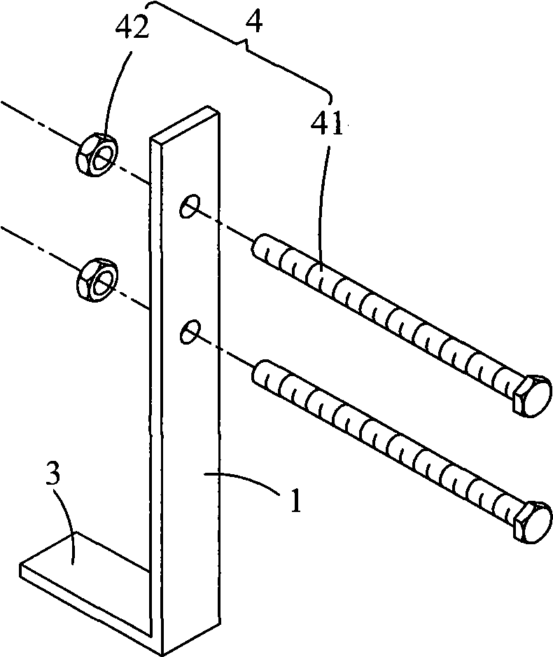 Device for assisting tree for building foundation
