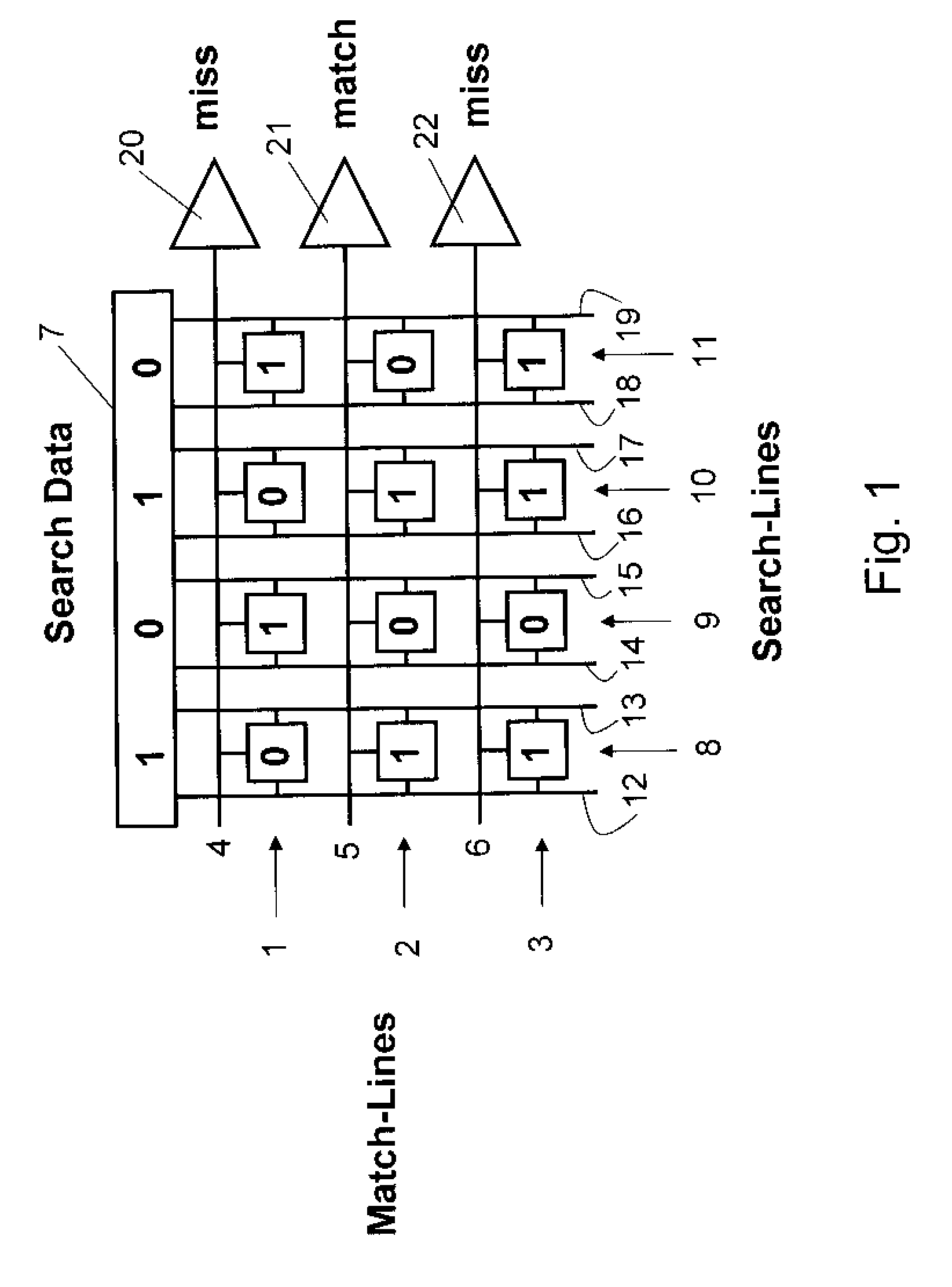 Self-Referenced Match-Line Sense Amplifier For Content Addressable Memories