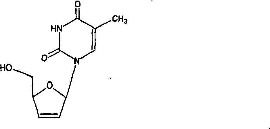 Oral preparation of quick releasing stavudine, and producing method