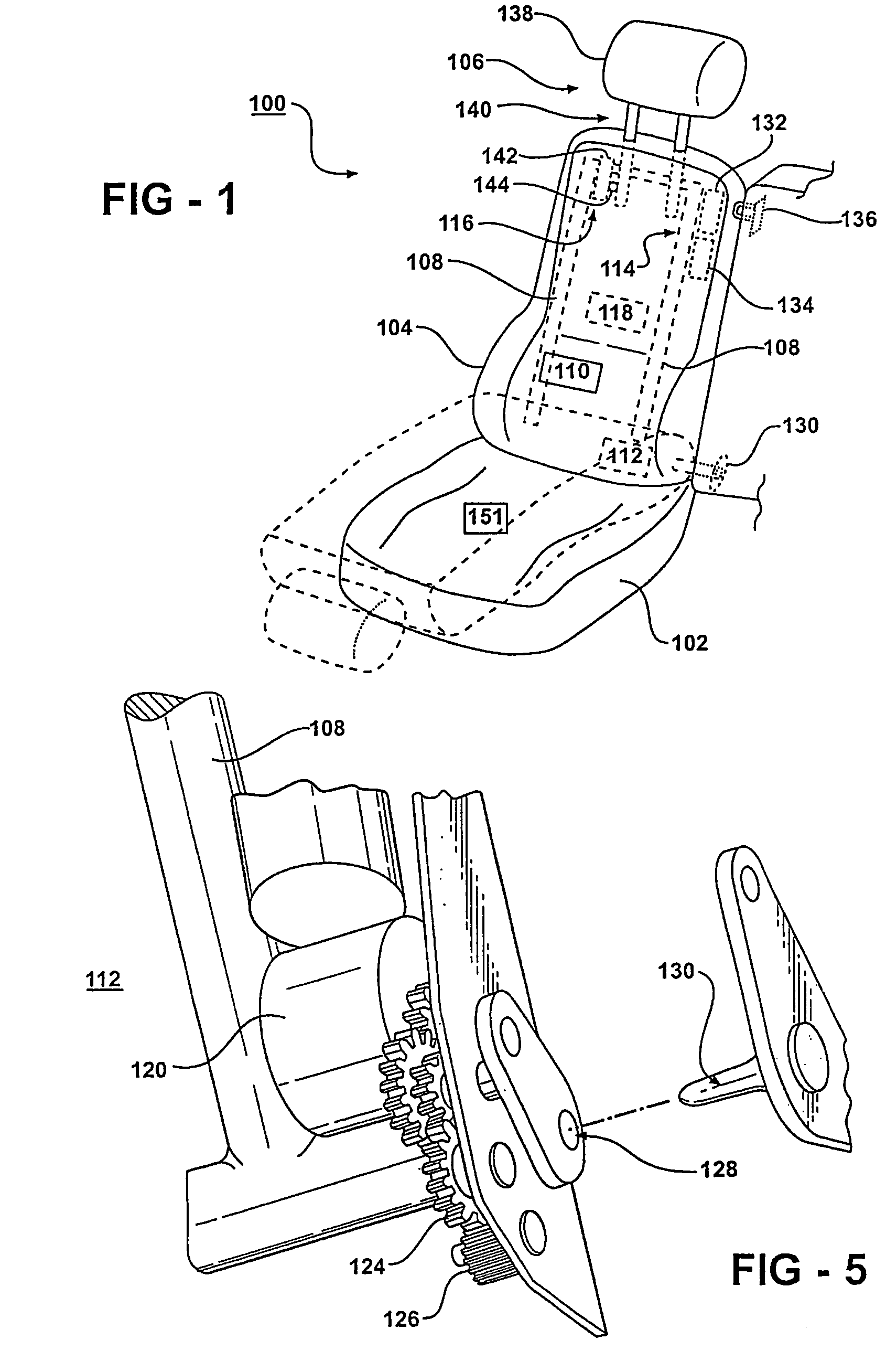 Power folding seat