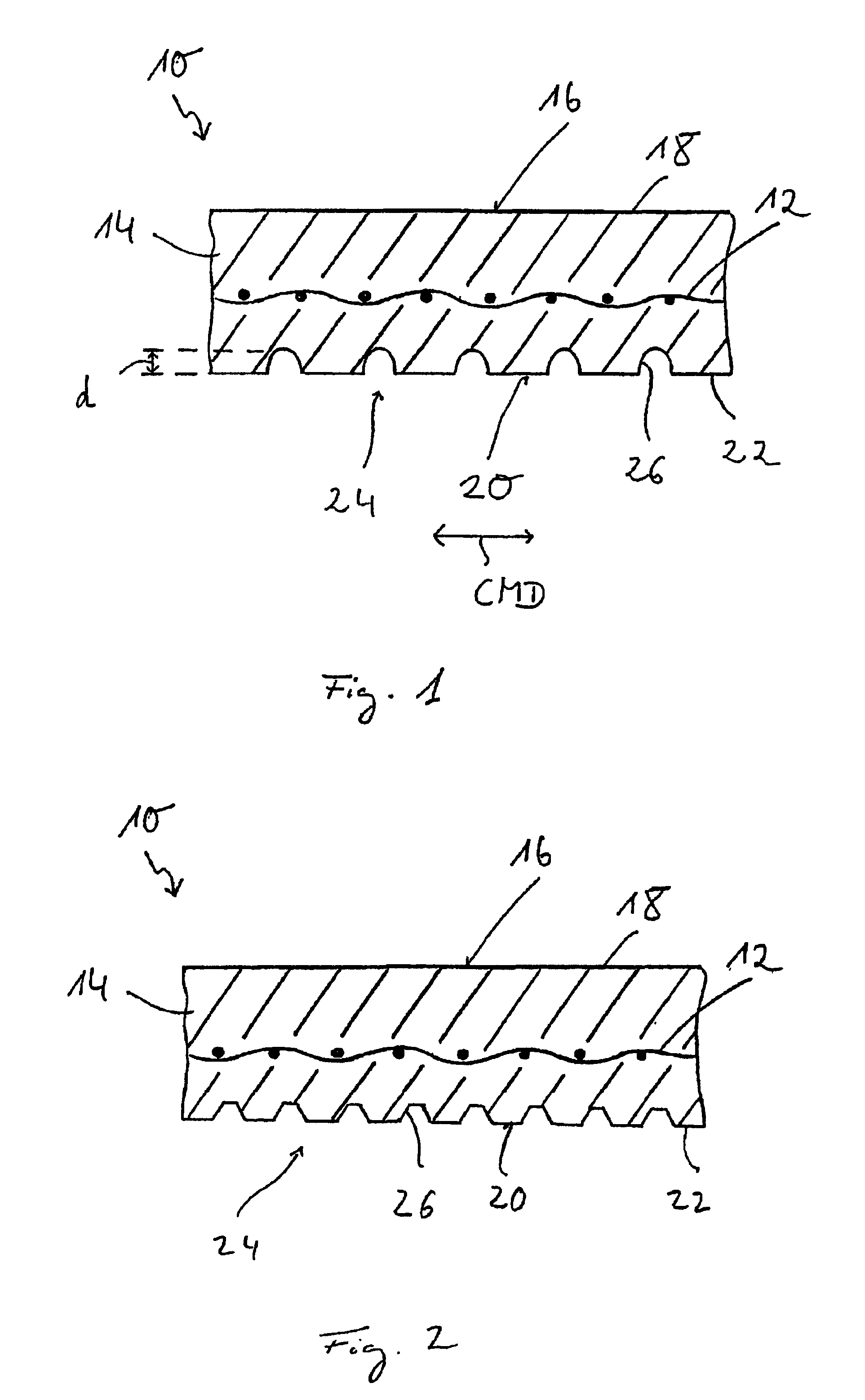 Transport belt for a machine for producing web material and a method for producing such a transport belt