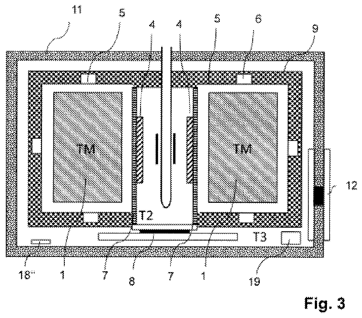 Temperature-control system for mr apparatuses with a permanent magnet arrangement