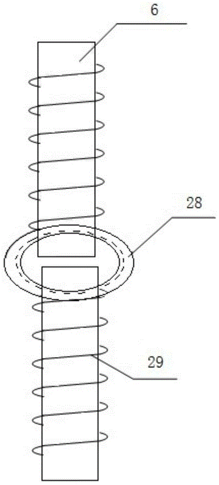 Shear test device and shear test method in in-situ soil body pore