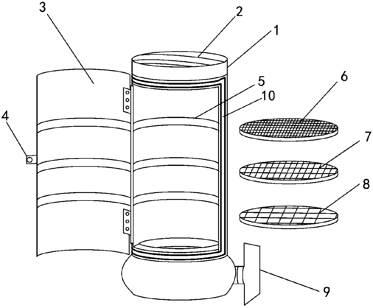 Efficient filter for automatic irrigation system