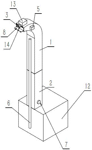 Tree rot repair device and repair method based on same