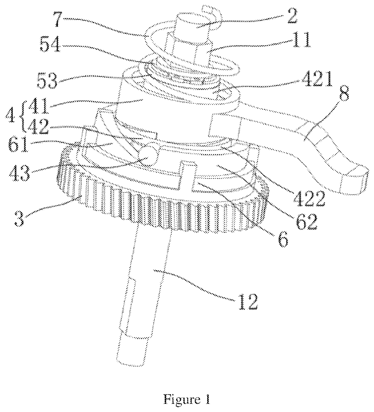 Reduction Gearbox Transmission Separation Mechanism