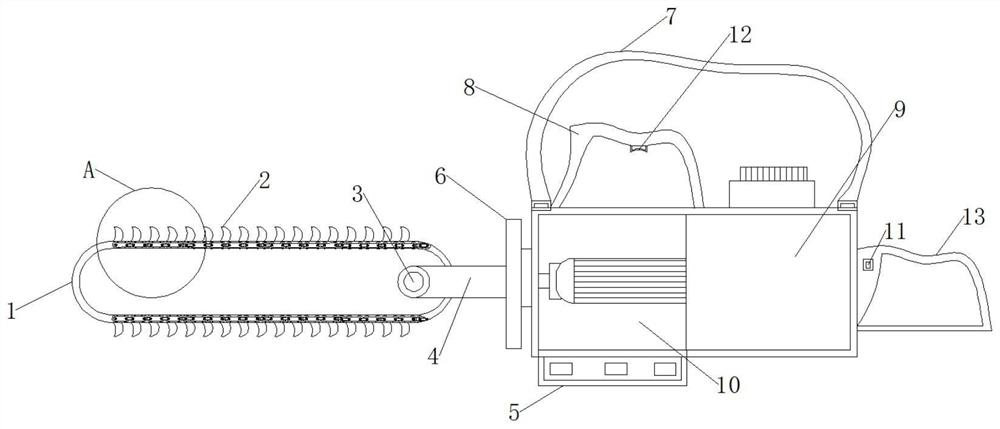 Hedge trimmer for garden branch trimming