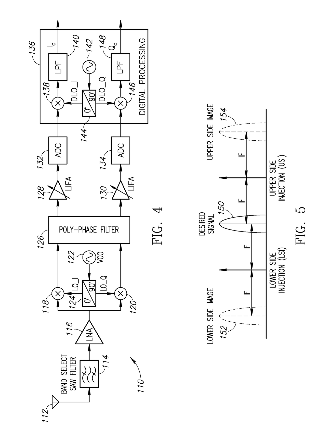 Apparatus and method of reducing power consumption in a low intermediate frequency radio receiver