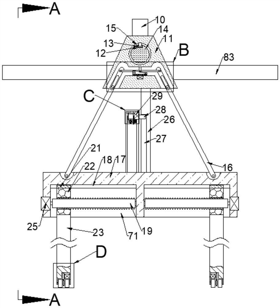 Automatic steel bar binding equipment for tower crane
