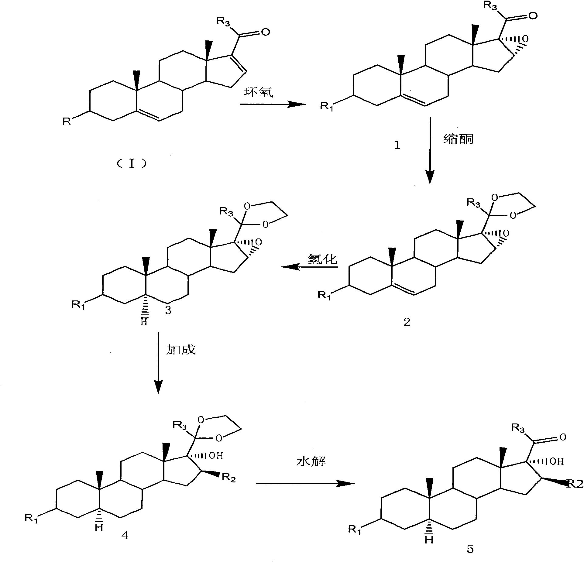 Preparation method of intermediate of steroidal drug with 16-beta-methyl