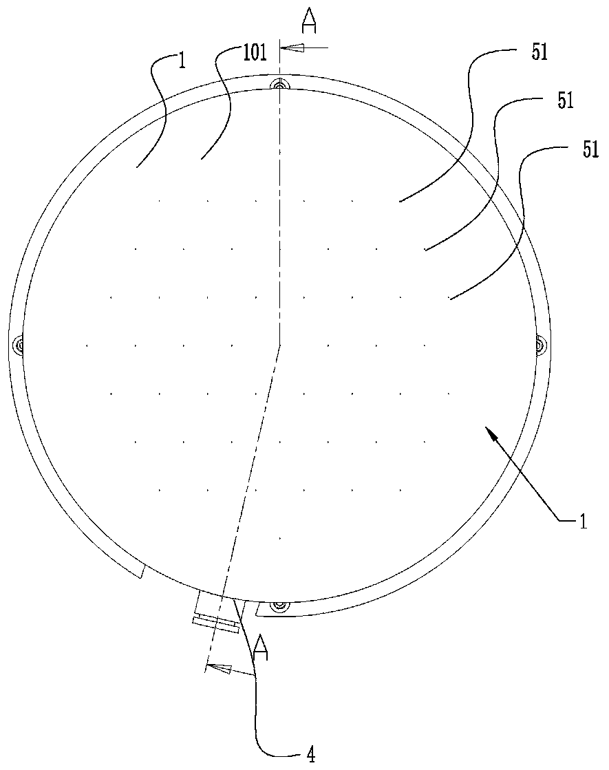 Vacuum hole bracket for LED wafer automatic sorting machine