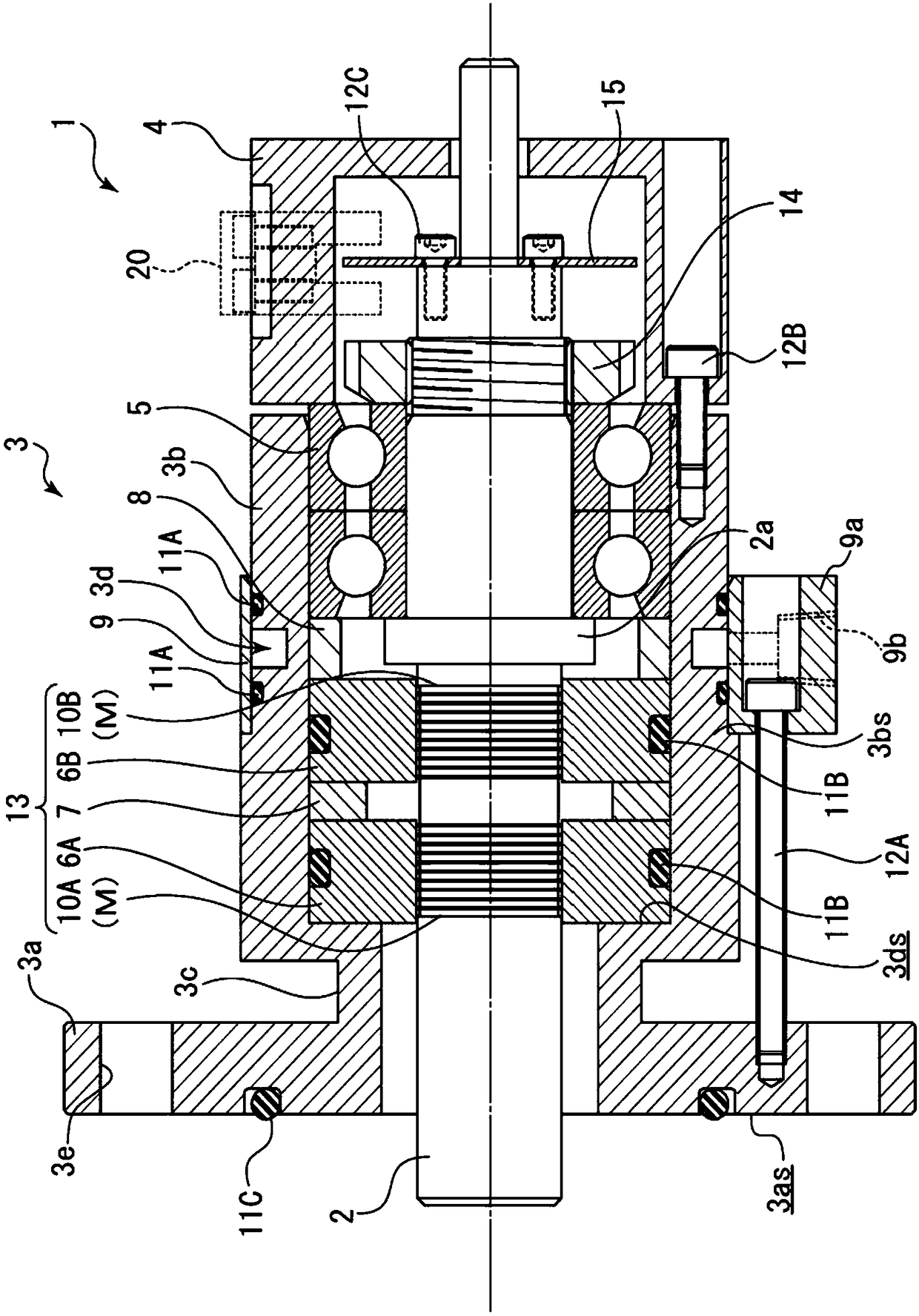 Magnetic fluid seal