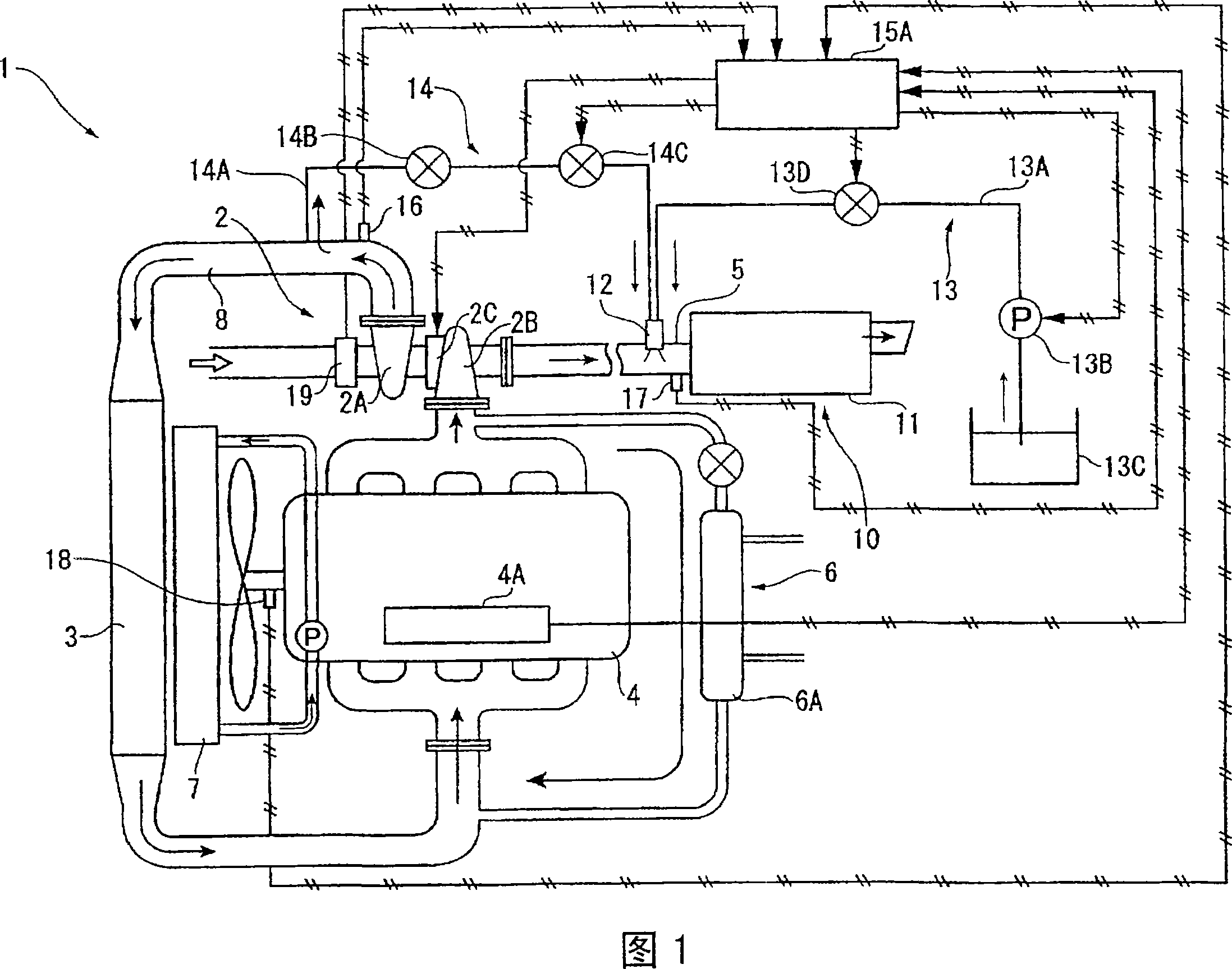 Exhaust gas purifying device of internal combustion engine