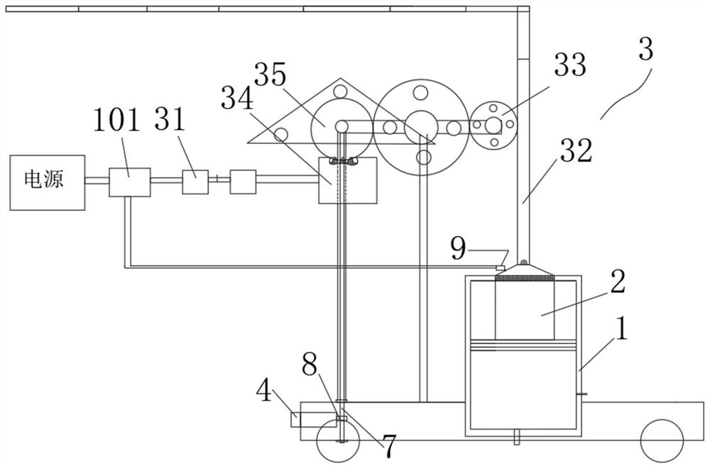 Automatic pressure test pump and water stamping test equipment