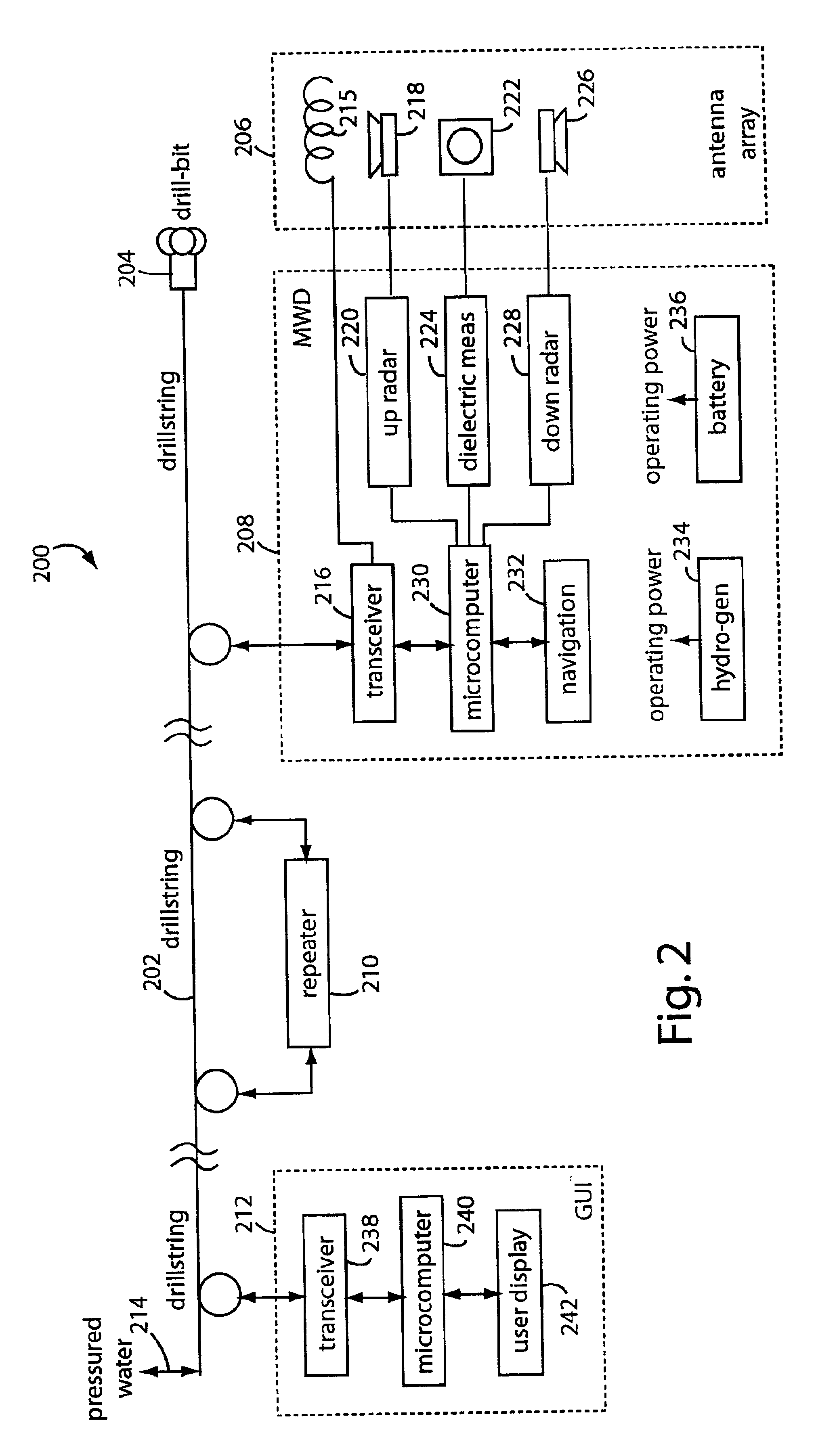 Shuttle-in receiver for radio-imaging underground geologic structures