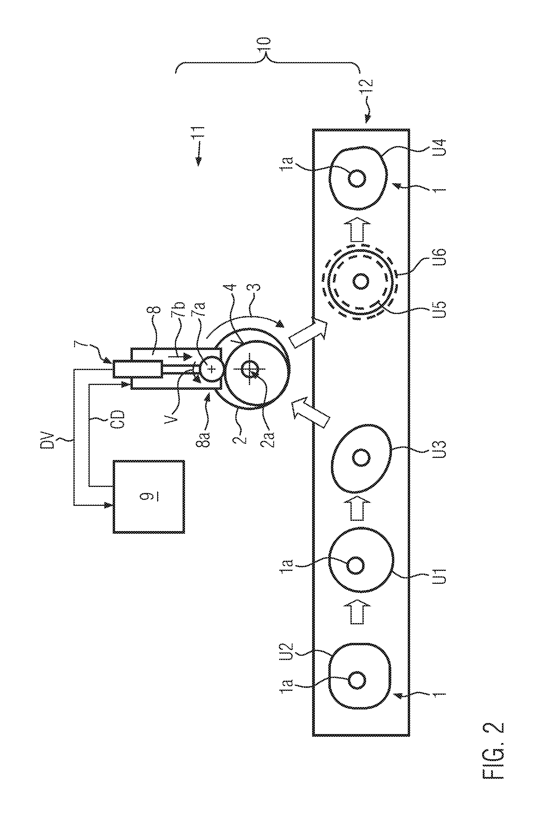 Method and device for ink-jet printing onto containers