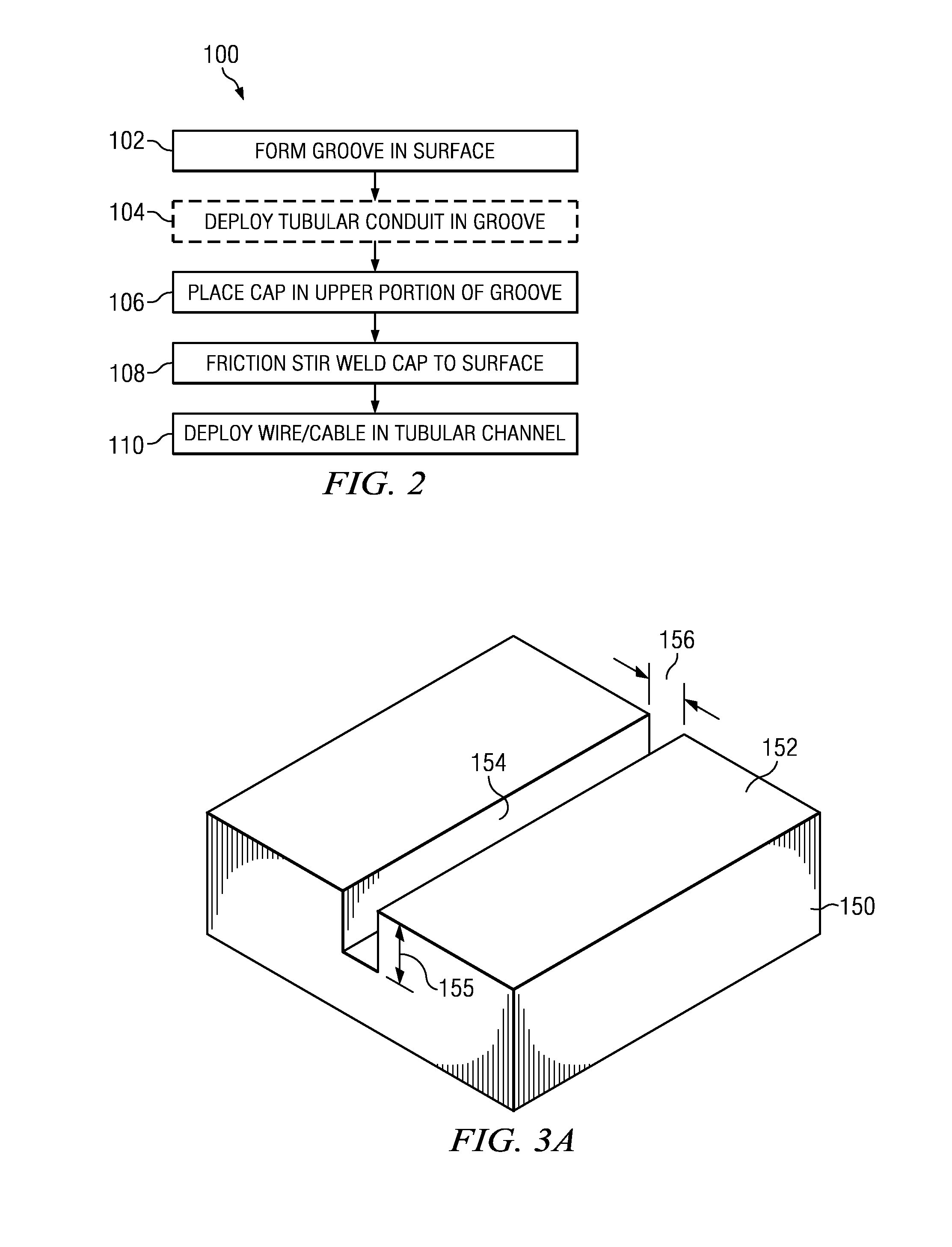 Article of manufacture having a sub-surface friction stir welded channel