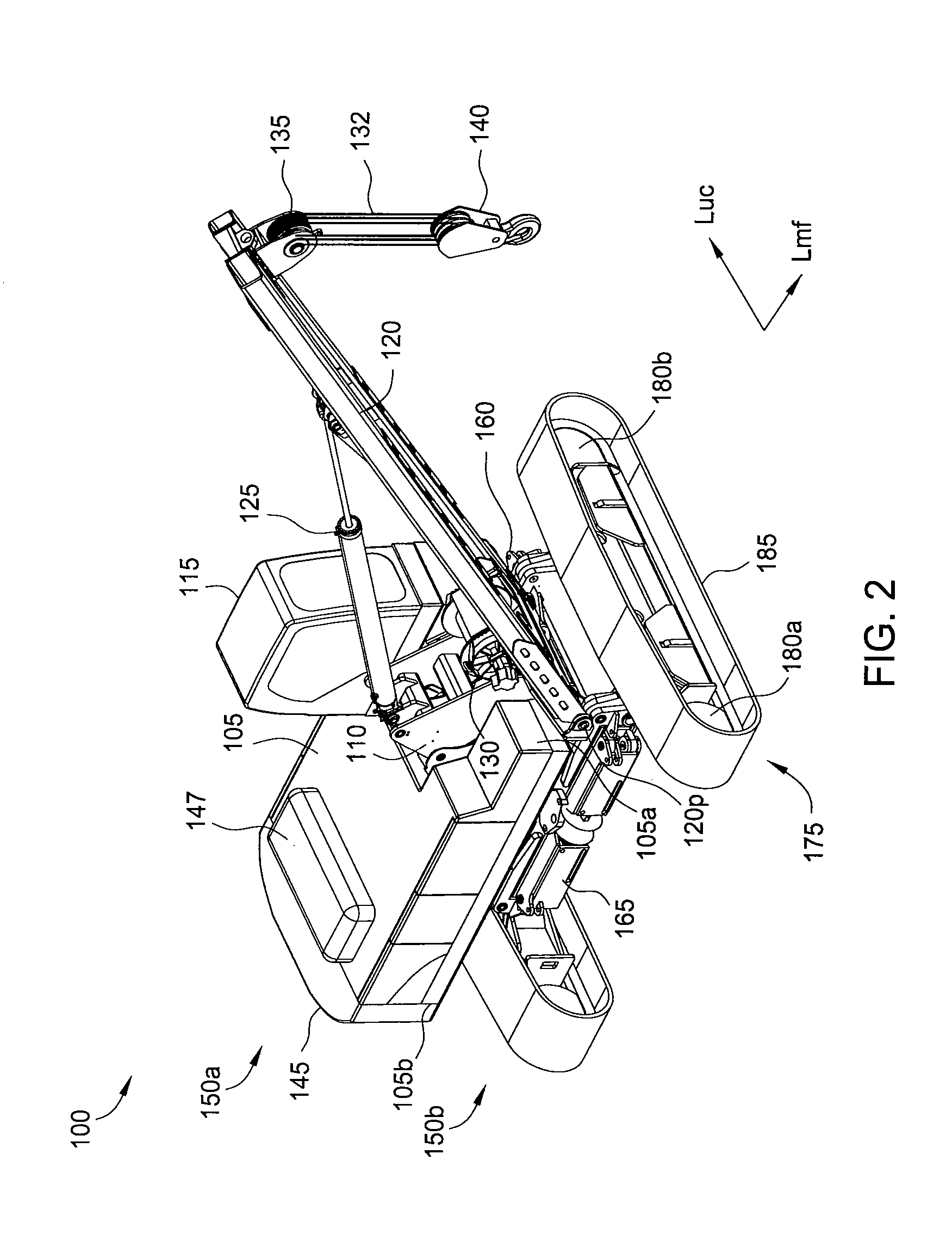 Pipelayer and method of loading pipelayer or excavator for transportation