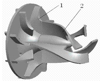 Turbulence generator for medium-consistency paper pulp pump