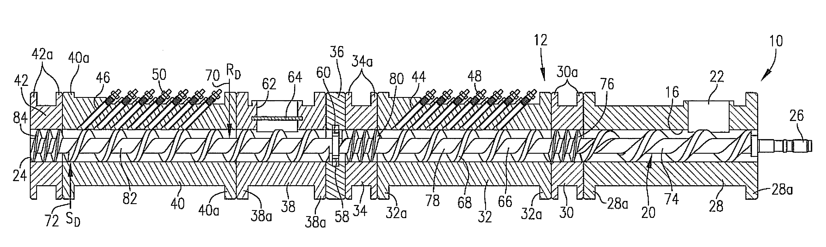 Cooking extruder with enhanced steam injection properties