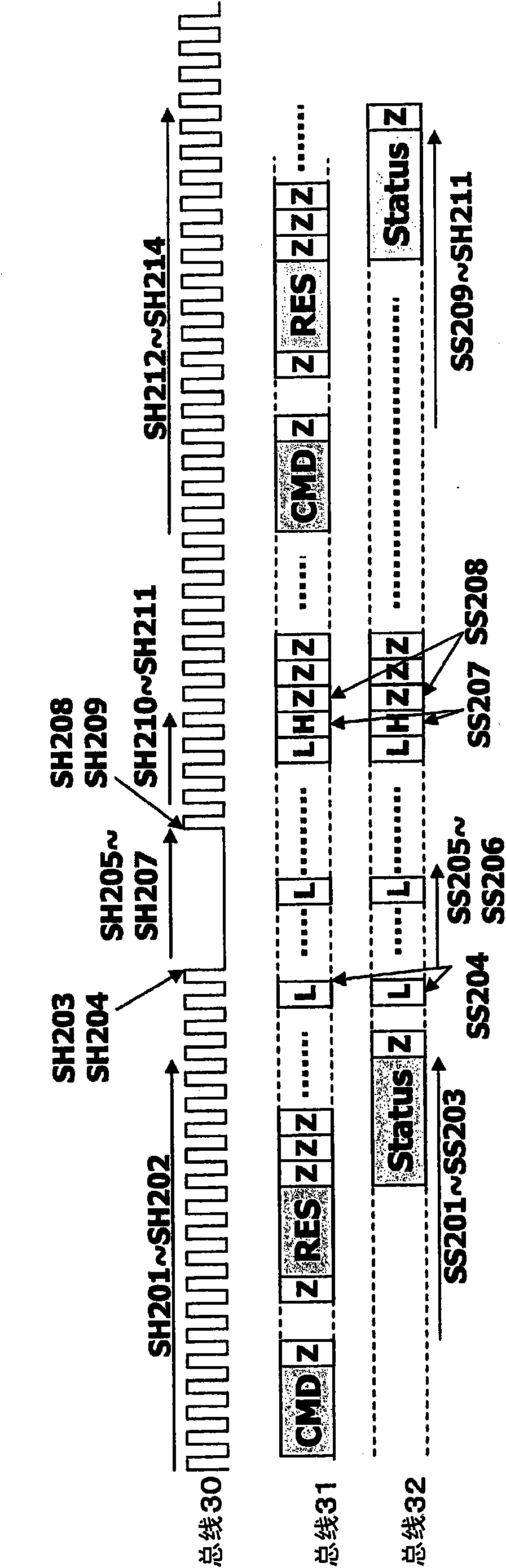 Interface device for host device, interface device for slave device, host device, slave device, communication system and interace voltage switching method