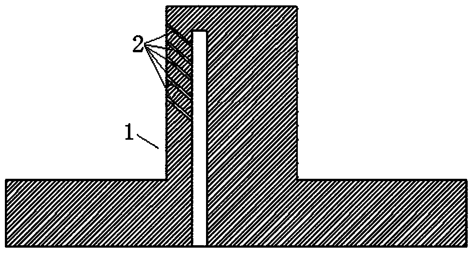 Machining method of micro deep hole of steel with carbon content of less than or equal to 0.6%