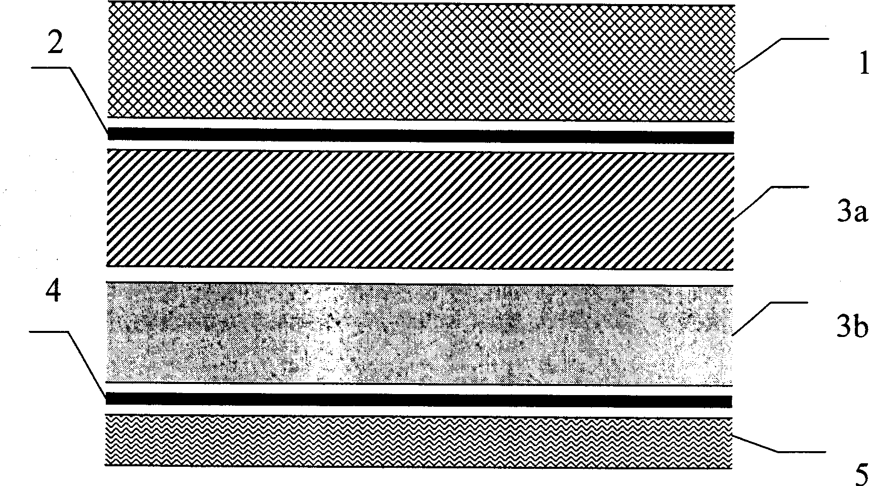 Composite material for interior decoration of automobiles and manufacturing method thereof
