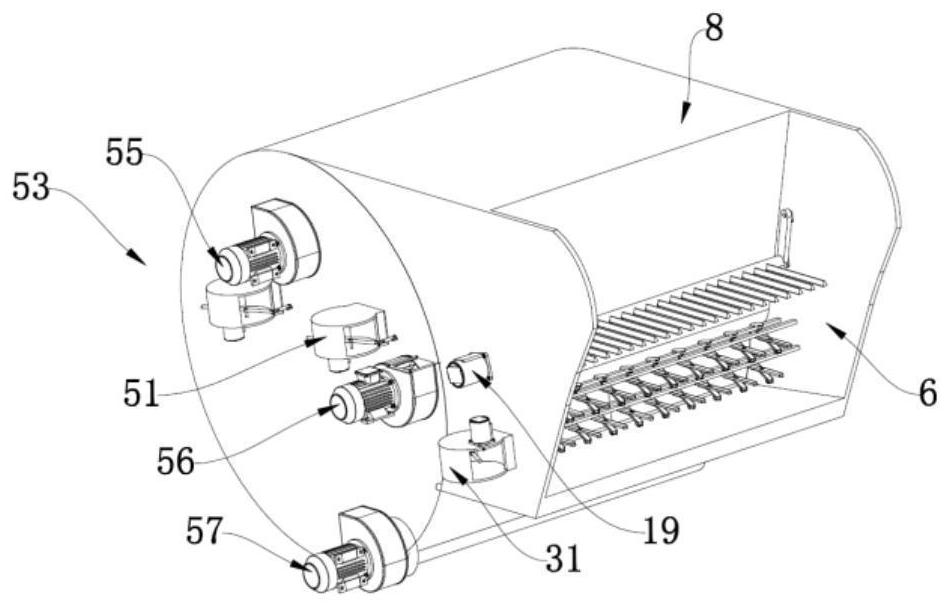 Pressure-triggered airflow suspension positioning type harvesting adsorption self-rotating wooden unicorn to stab car