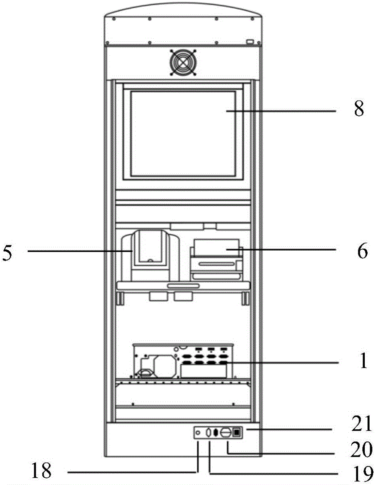 Project site card making all-in-one machine