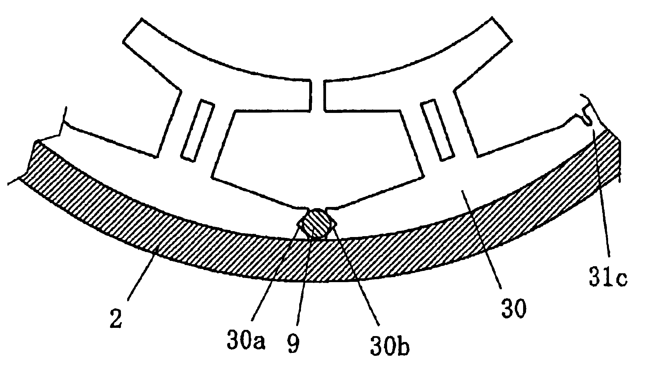 Method of installation of a laminated stator core stack in the motor casing
