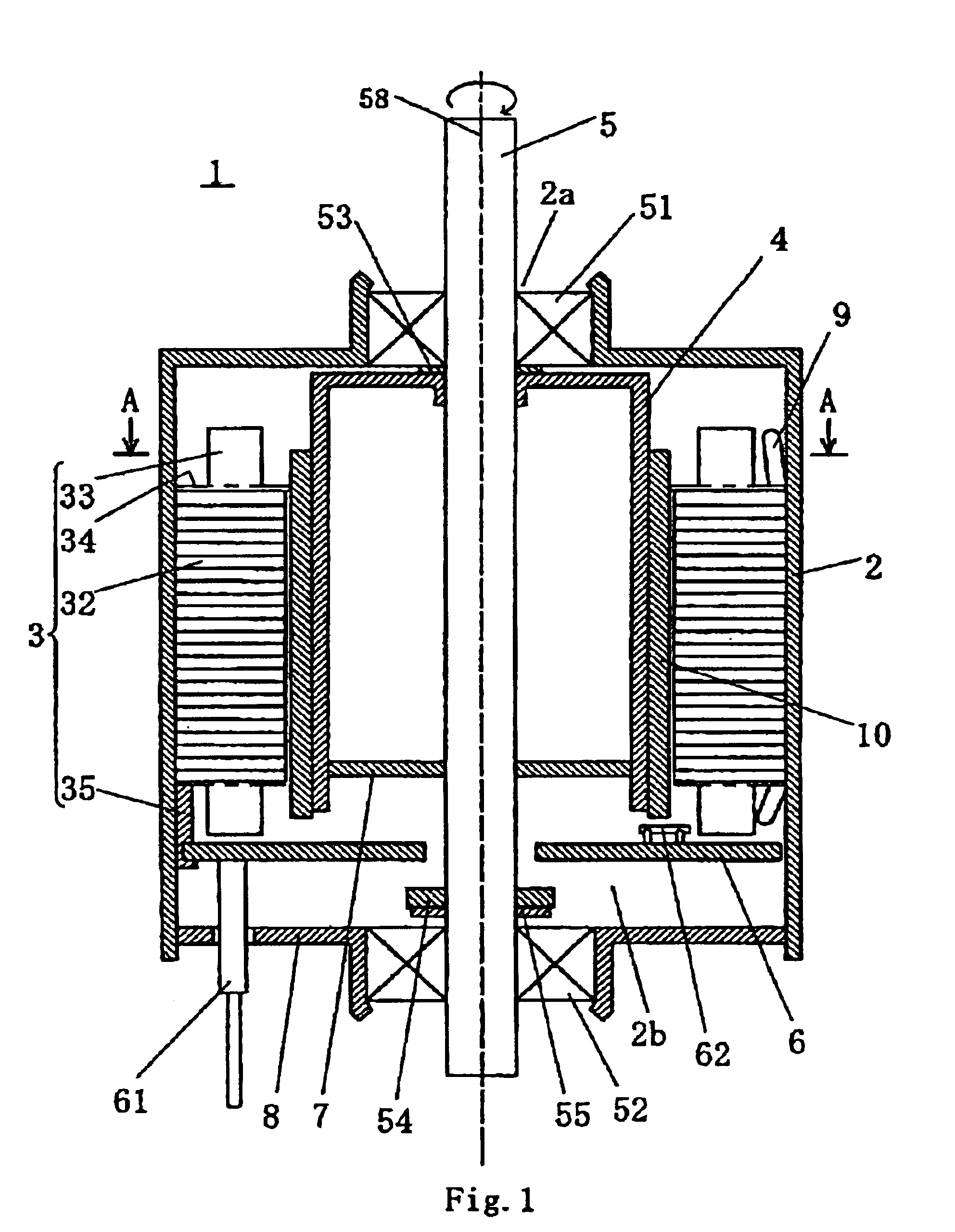 Method of installation of a laminated stator core stack in the motor casing