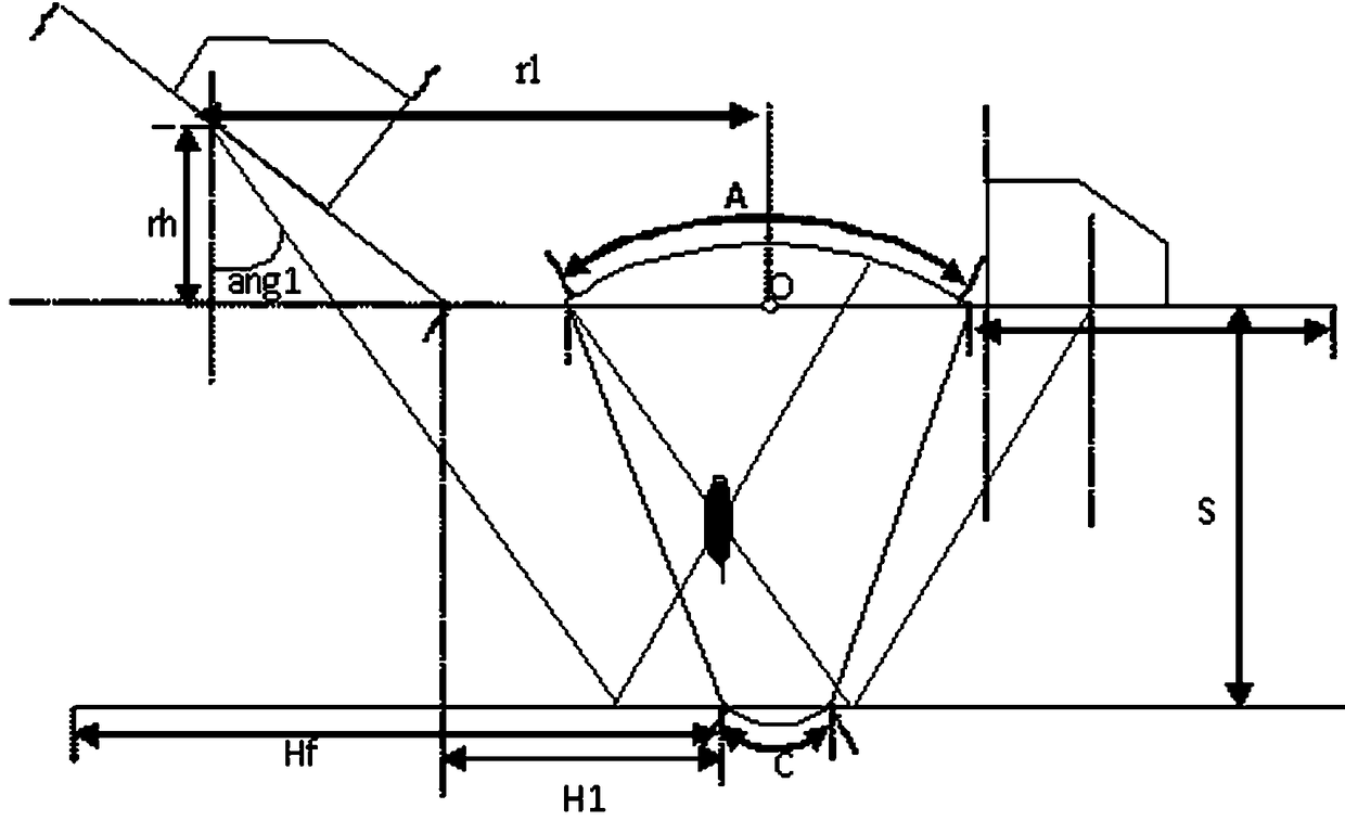 Defect position calculation method for detecting welding seam defects through ultrasounds