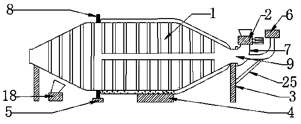 Conduction type drum dryer