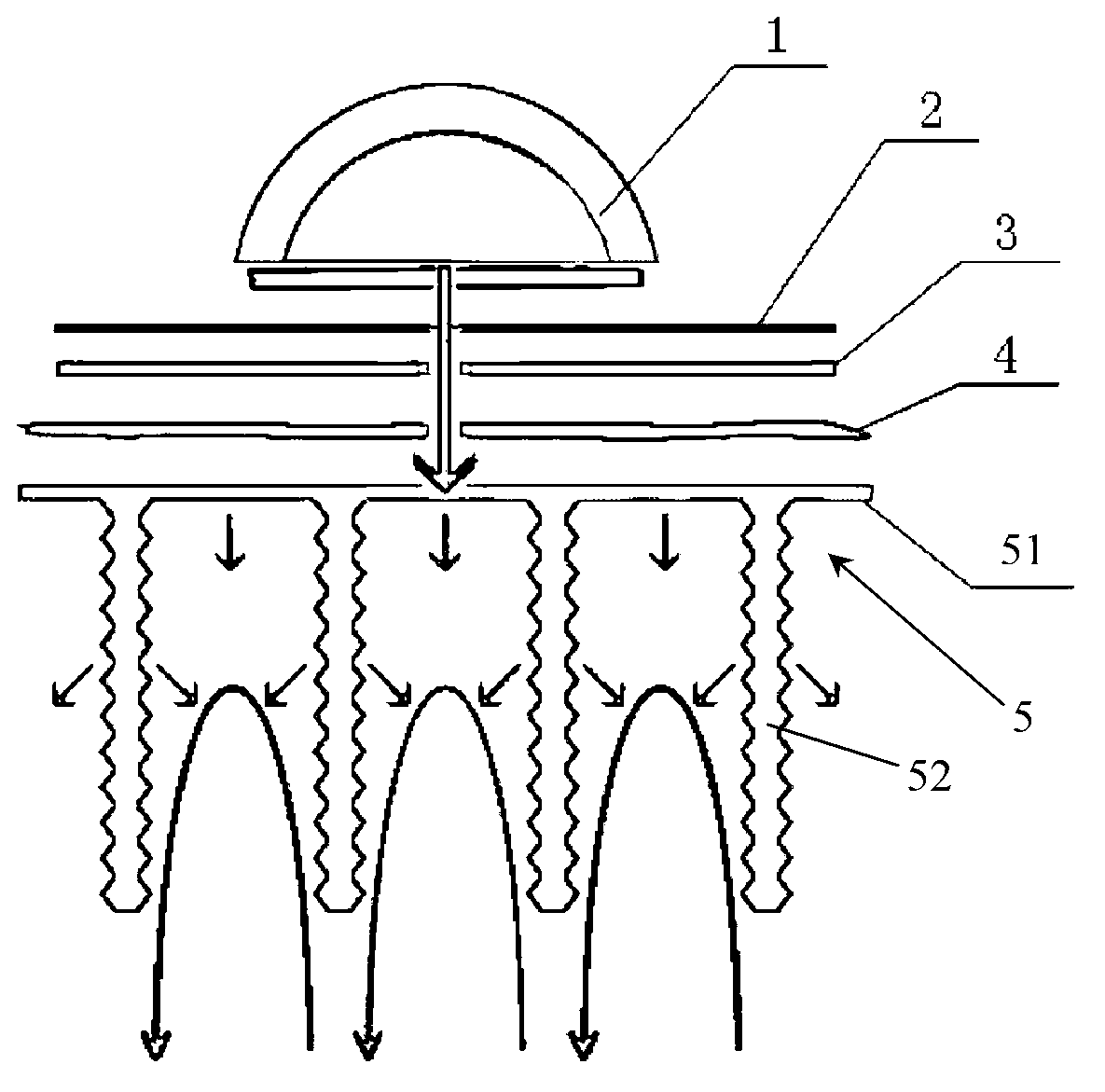 Light-emitting diode (LED) lamp unit with high heat-radiating performance and modular high-power LED lamp thereof